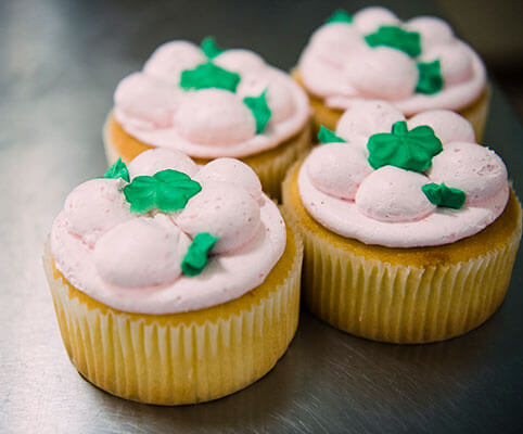 Strawberry Mousse Cupcake